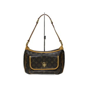 Louis Vuitton Tikal One Shoulder Hobo Handbag Monogram Brown